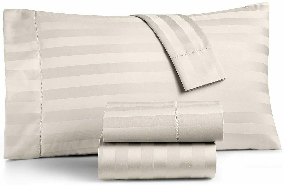 Charter Club Damask Stripe Pillowcase Set