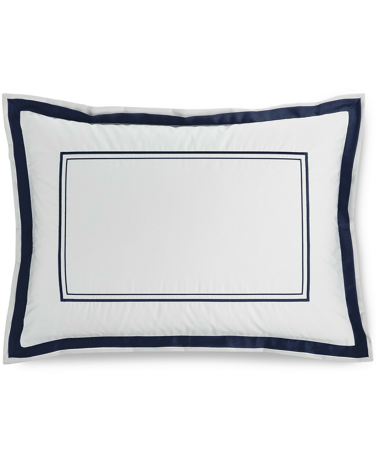 Hotel Collection Embroidered Frame Standard Sham