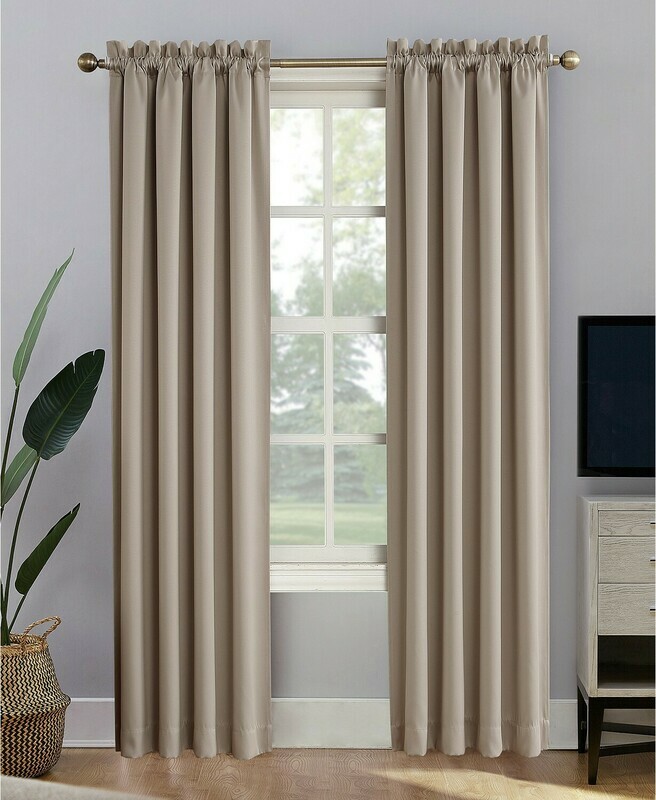 Oslo 52&quot; x 63&quot; Theater Grade Blackout Rod Pocket Curtain Panel
