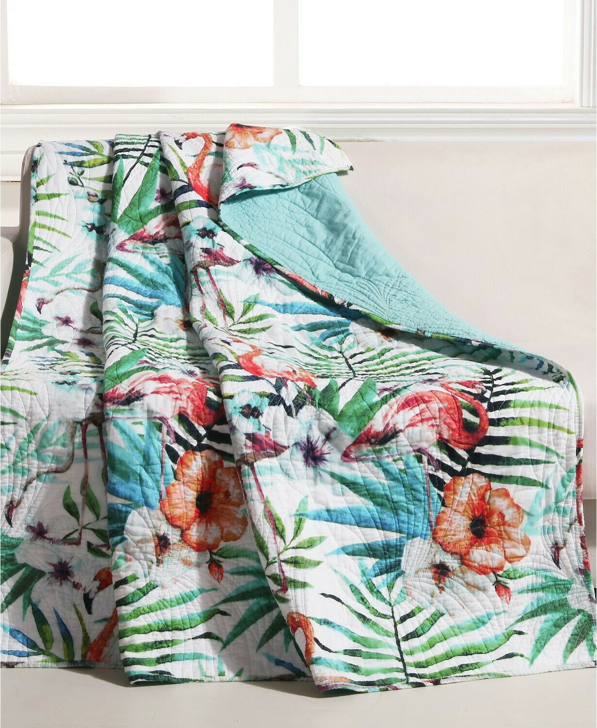 Flamingo Throw 50&quot; x 60&quot; Bedding