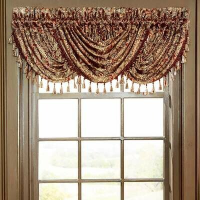 Croscill Roena Waterfall Swag Valance Bedding