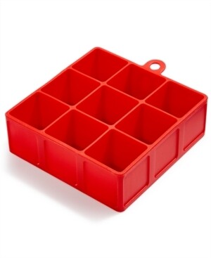Art &amp; Cook 9-Cube Ice Mold - Red