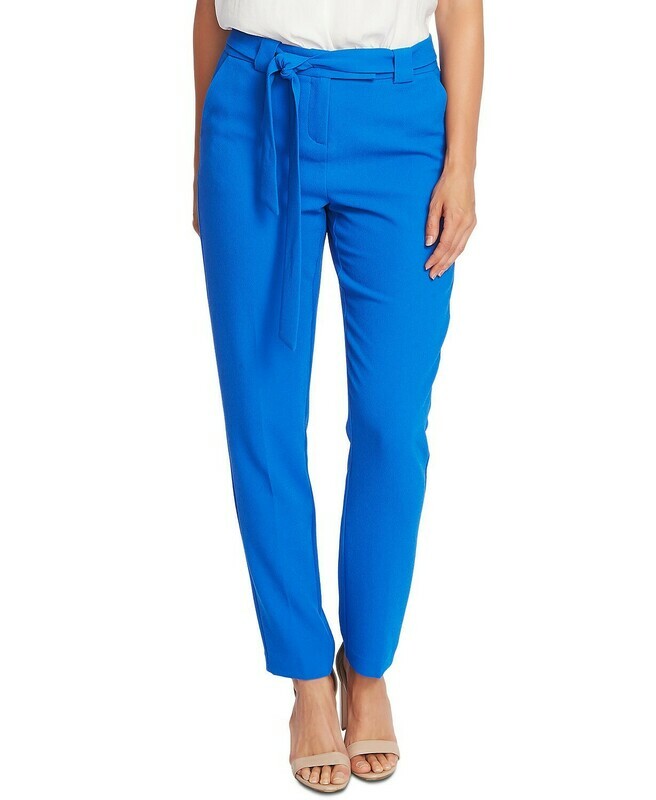 Vince Camuto Slim-Leg Belted Pants