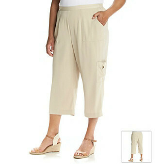 Alfred Dunner® Solid Pull-On Capris