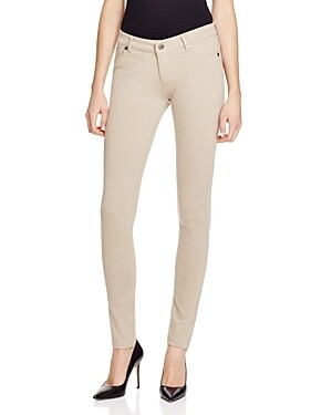 Jash World Ponte Skinny Pants - Khaki 