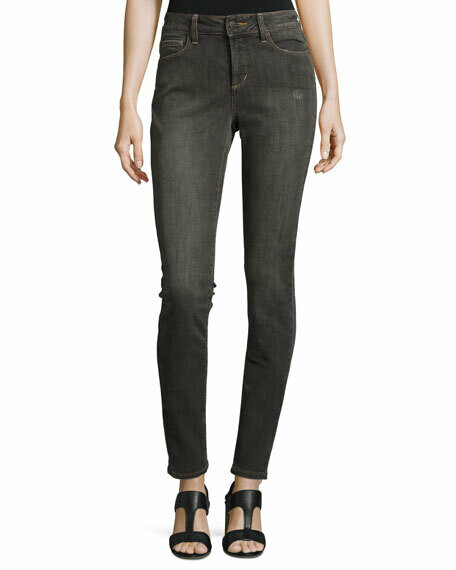 NYDJ Ami Distressed Super-Skinny Jeans, Dorchester