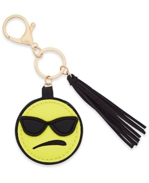 Emoji and Tassel Keychain