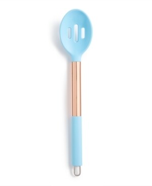 Art & Cook Silicone & Stainless Steel Slotted Spoon - Blue