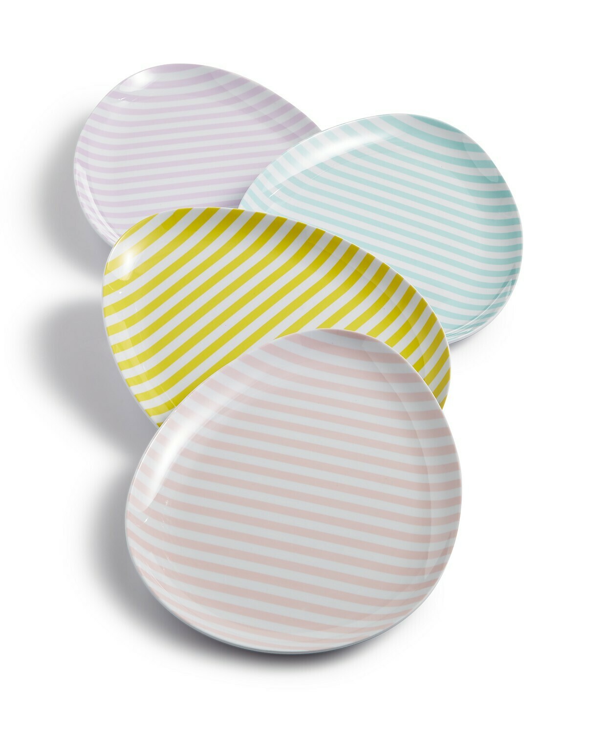 Martha Stewart Collection Egg Appetizer Plates, Service for 4