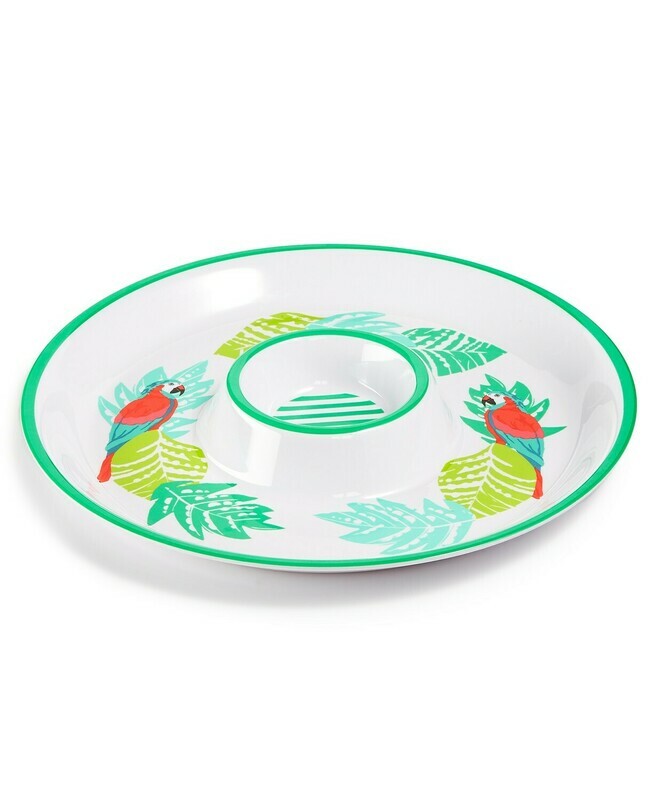Martha Stewart Collection Melamine Chip &amp; Dip Bowl