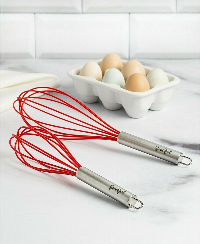 Goodful 2-Pc. Whisk Set
