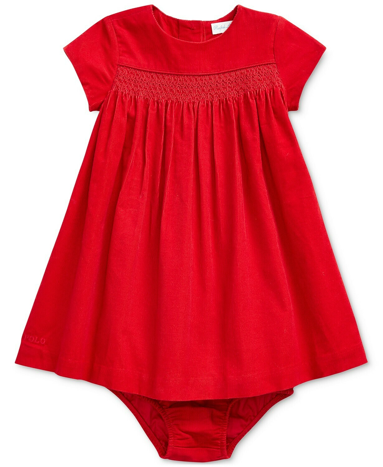Polo Ralph Lauren Baby Girls Corduroy Dress & Bloomer