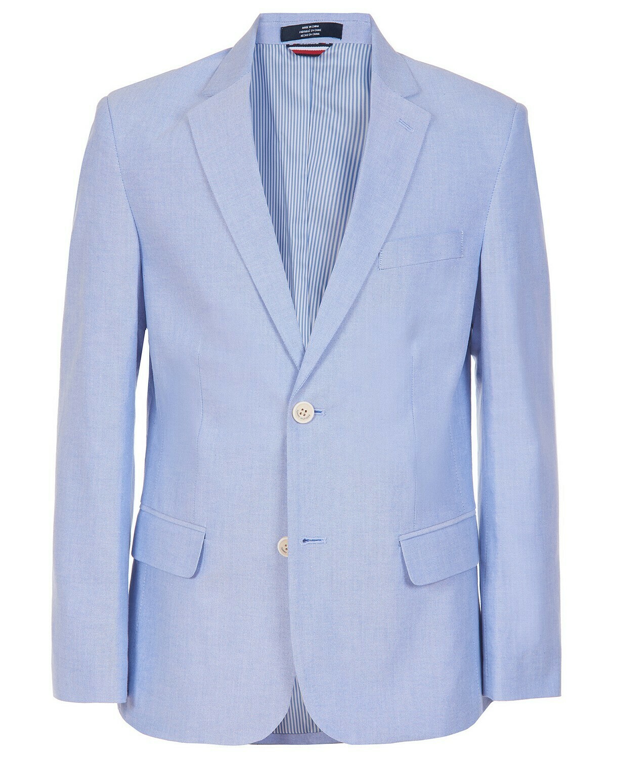 Tommy Hilfiger Big Boys Blue Oxford Suit Jacket