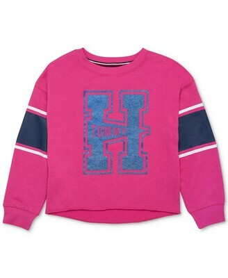Tommy Hilfiger Big Girls Logo-Print Sweatshirt