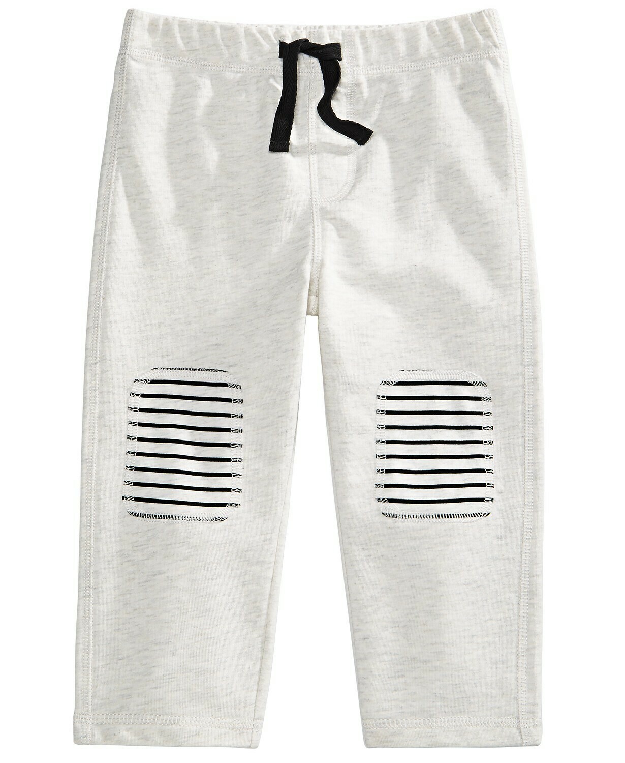 First Impression Boys Gray Knee Patch Jogger Pants