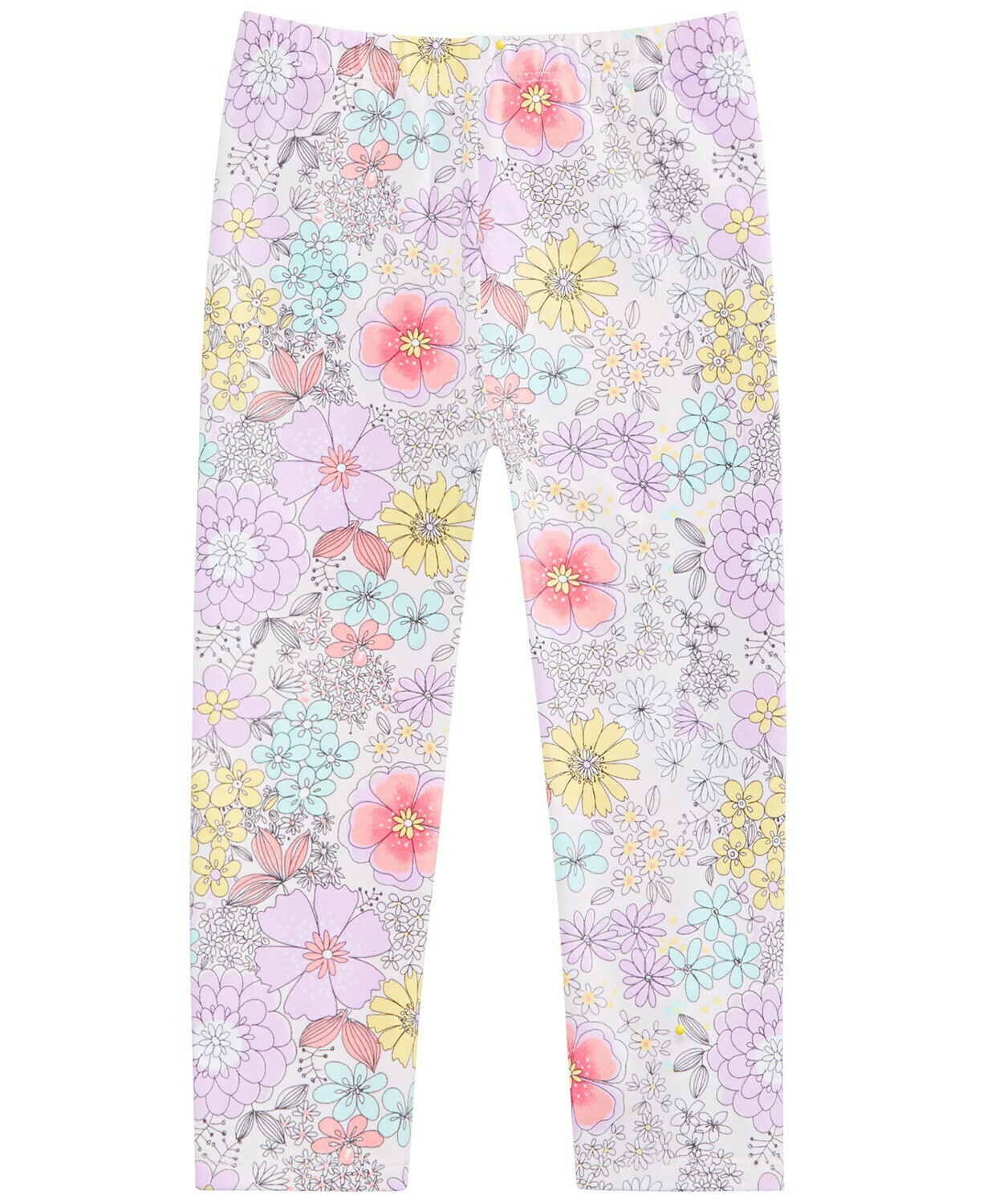First Impressions Baby Girls Floral-Print Leggings