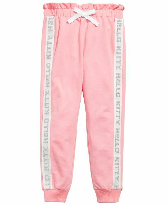 Hello Kitty Little Girls French Terry Track Pants