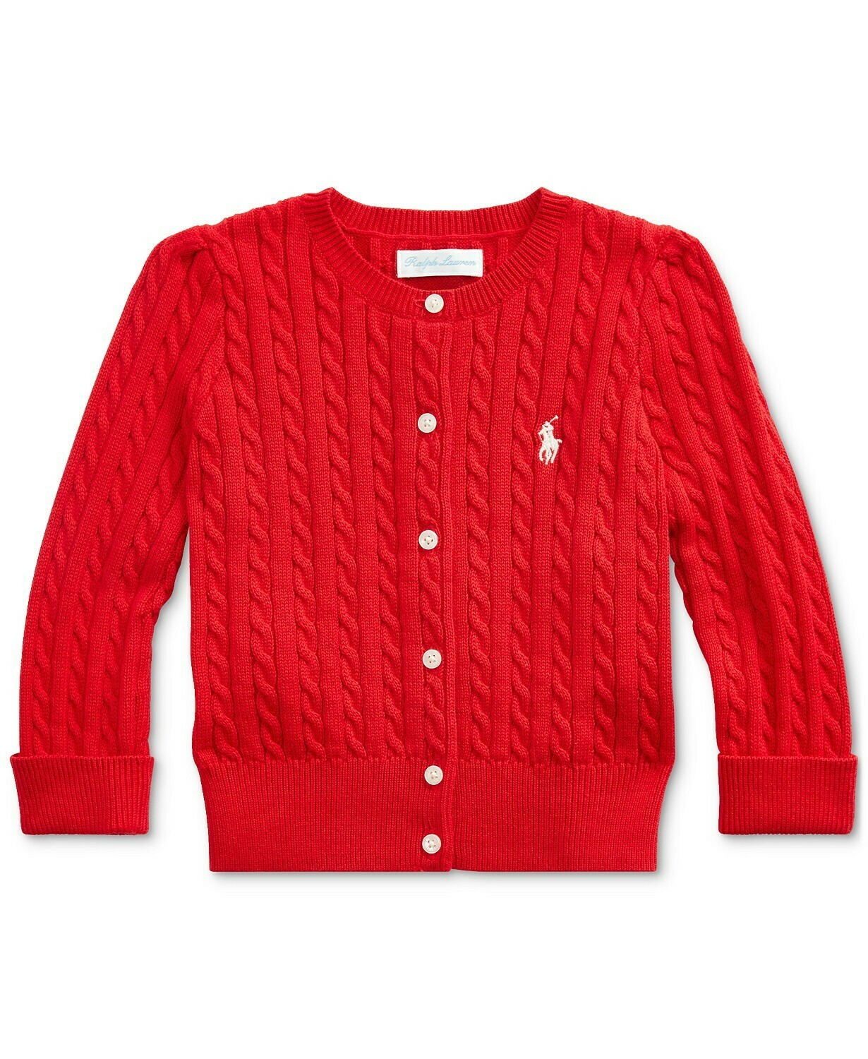 Polo Ralph Lauren Baby Girl's Cable-Knit Cotton Cardigan