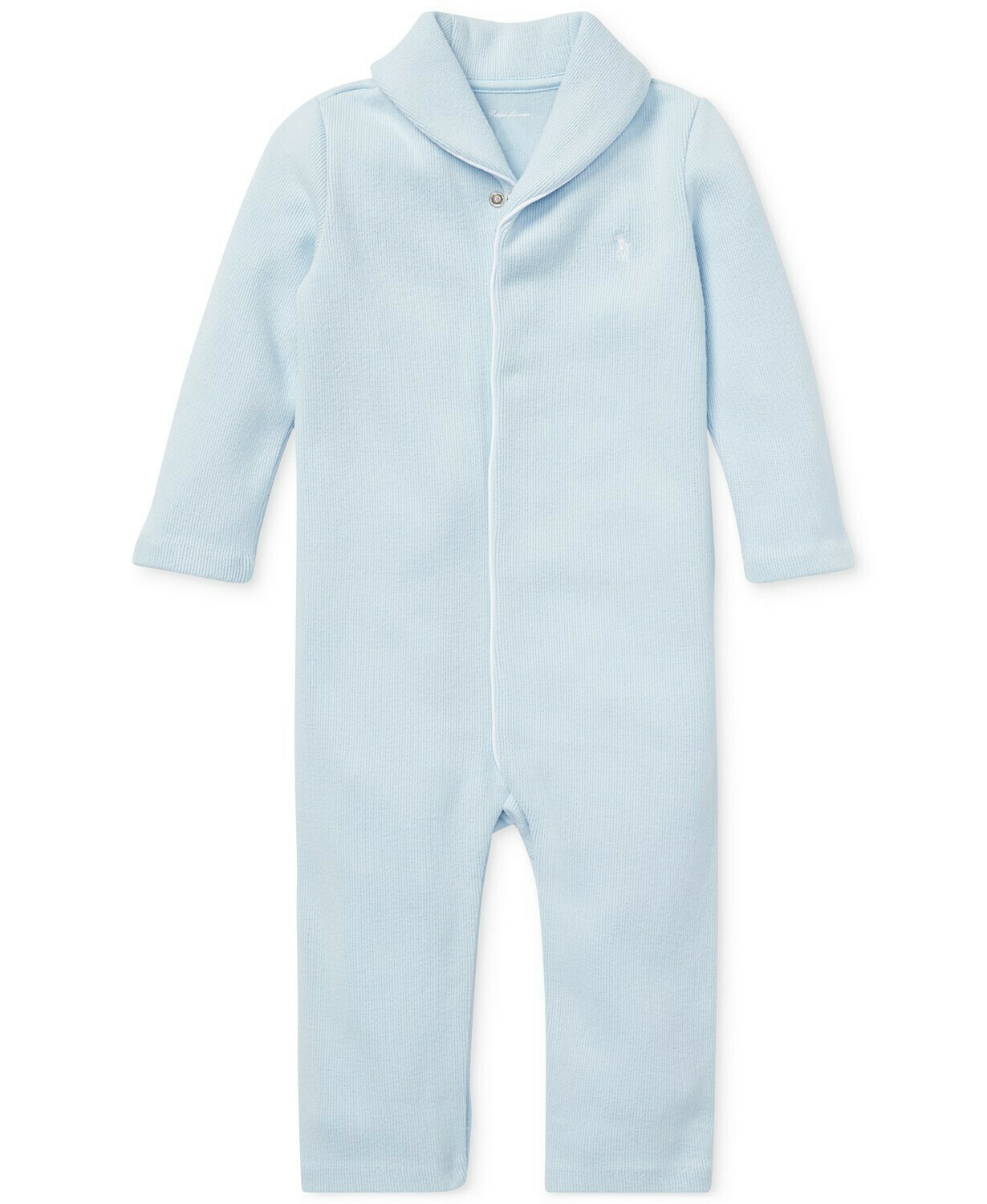 Polo Ralph Lauren Baby Boys Cotton Coverall Blue