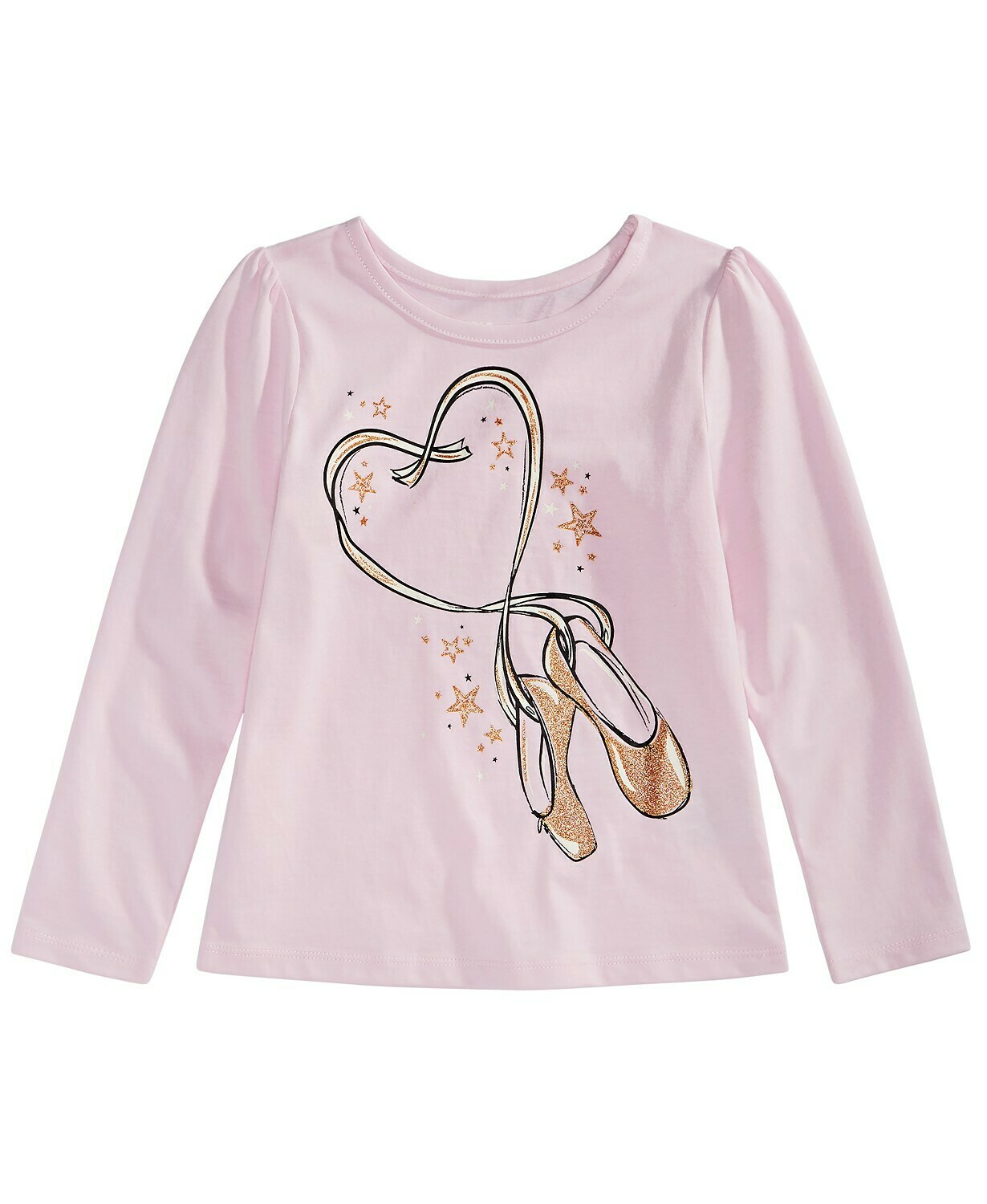 Epic Threads Toddler Girls Ballet Slippers T-Shirt