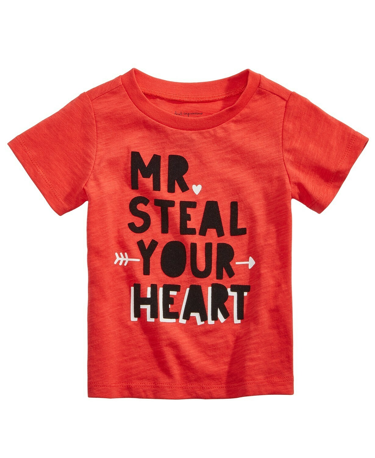 First Impressions Baby Boys Heart-Print Cotton T-Shirt