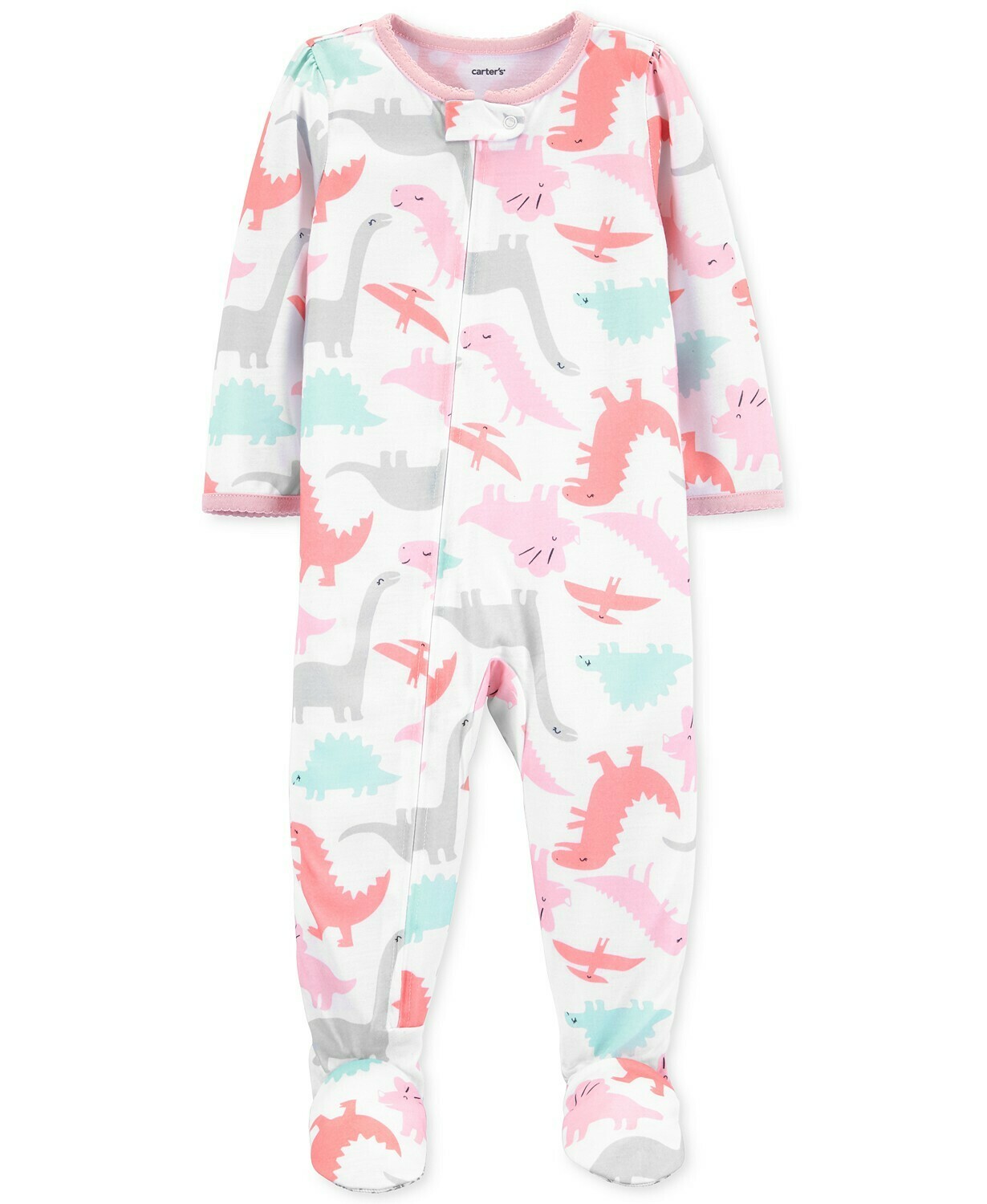 Carter's Baby Girls Footed Dinosaur Pajamas