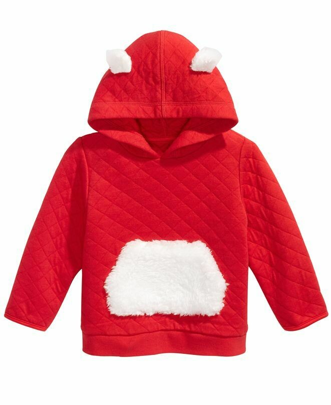 First Impressions Baby Boys Faux-Fur-Trim Quilted