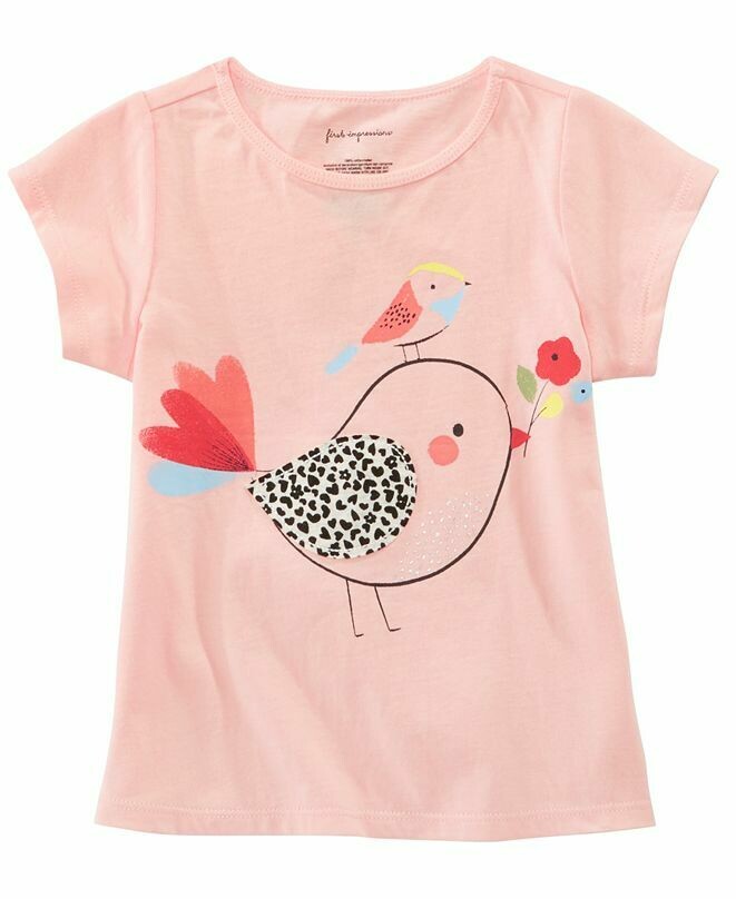 First Impressions Toddler Girls Cotton Chicks T-Shirt