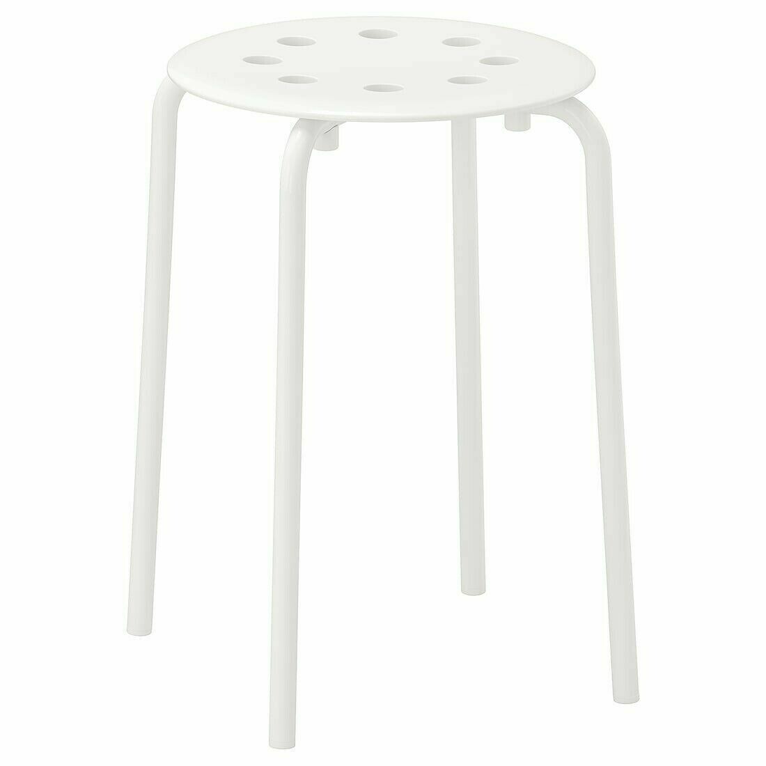Ikea - Marius Stool Stackable - White