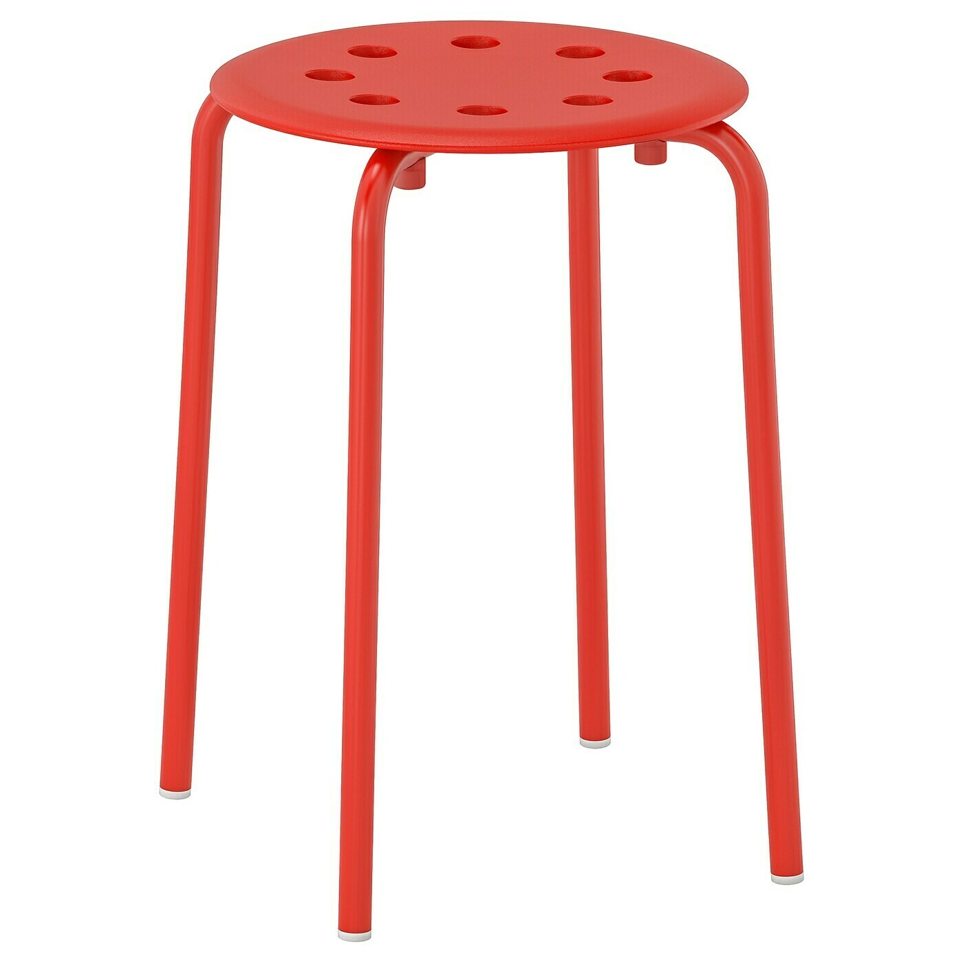 Ikea - Marius Stool - Red