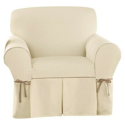 Cotton Duck Club Chair Slipcover 