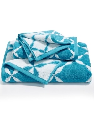 Charter Club Elite Cotton Fashion Trellis Washcloth Towel
