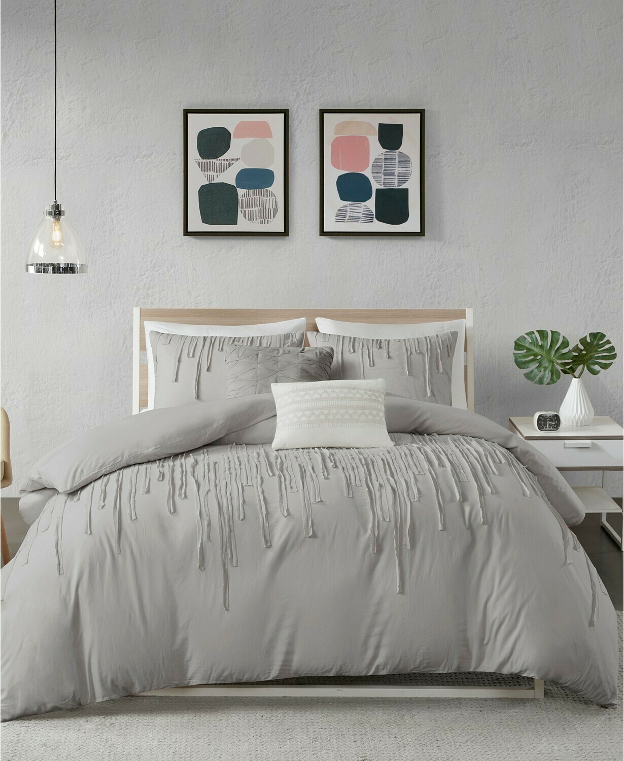 Urban Habitat Paloma King/Cal King 5 Piece Cotton Duvet Cover Set Bedding