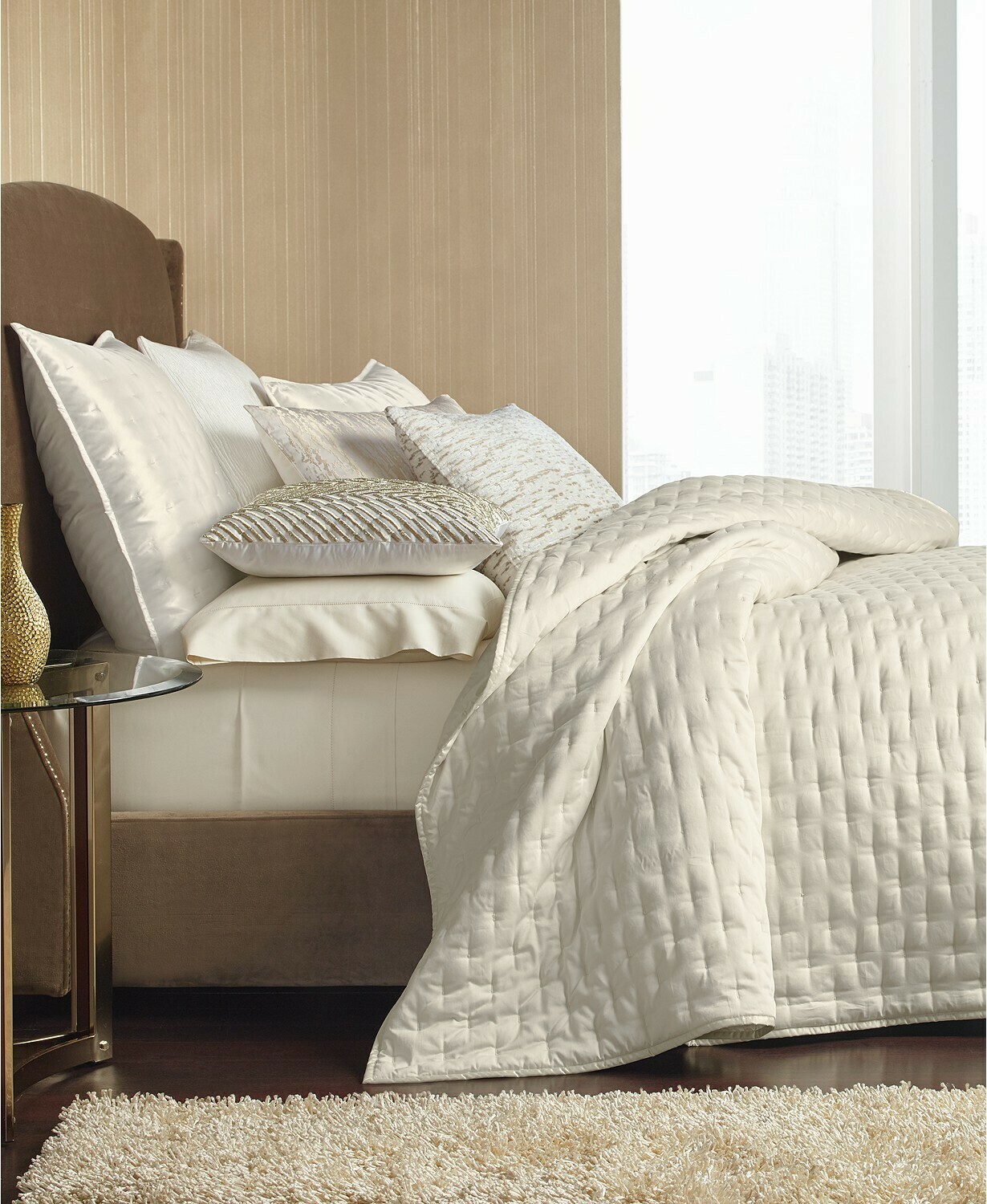 Hotel Collection Opalescent Queen Coverlet