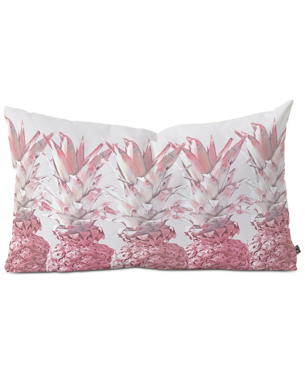Deny Designs Pineapple Blush Jungle Oblong Decorative Pillow