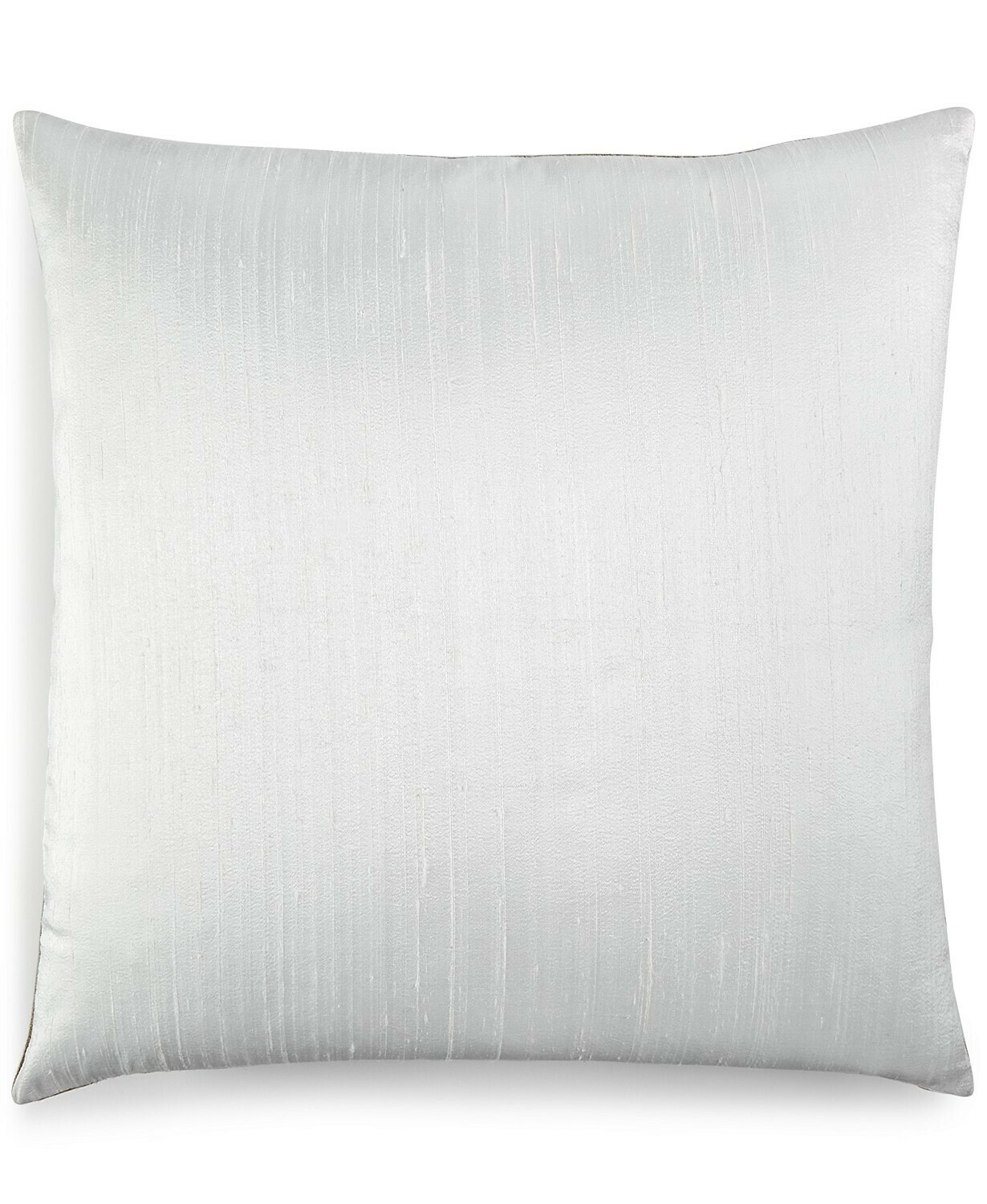 Jetrich Canada Dupioni White 20" x 20" Decorative Pillow