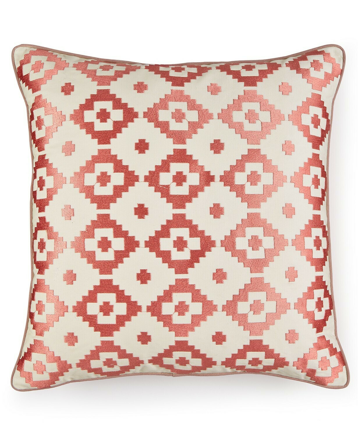 Martha Stewart Collection Red Rock Diamond Decorative Pillow
