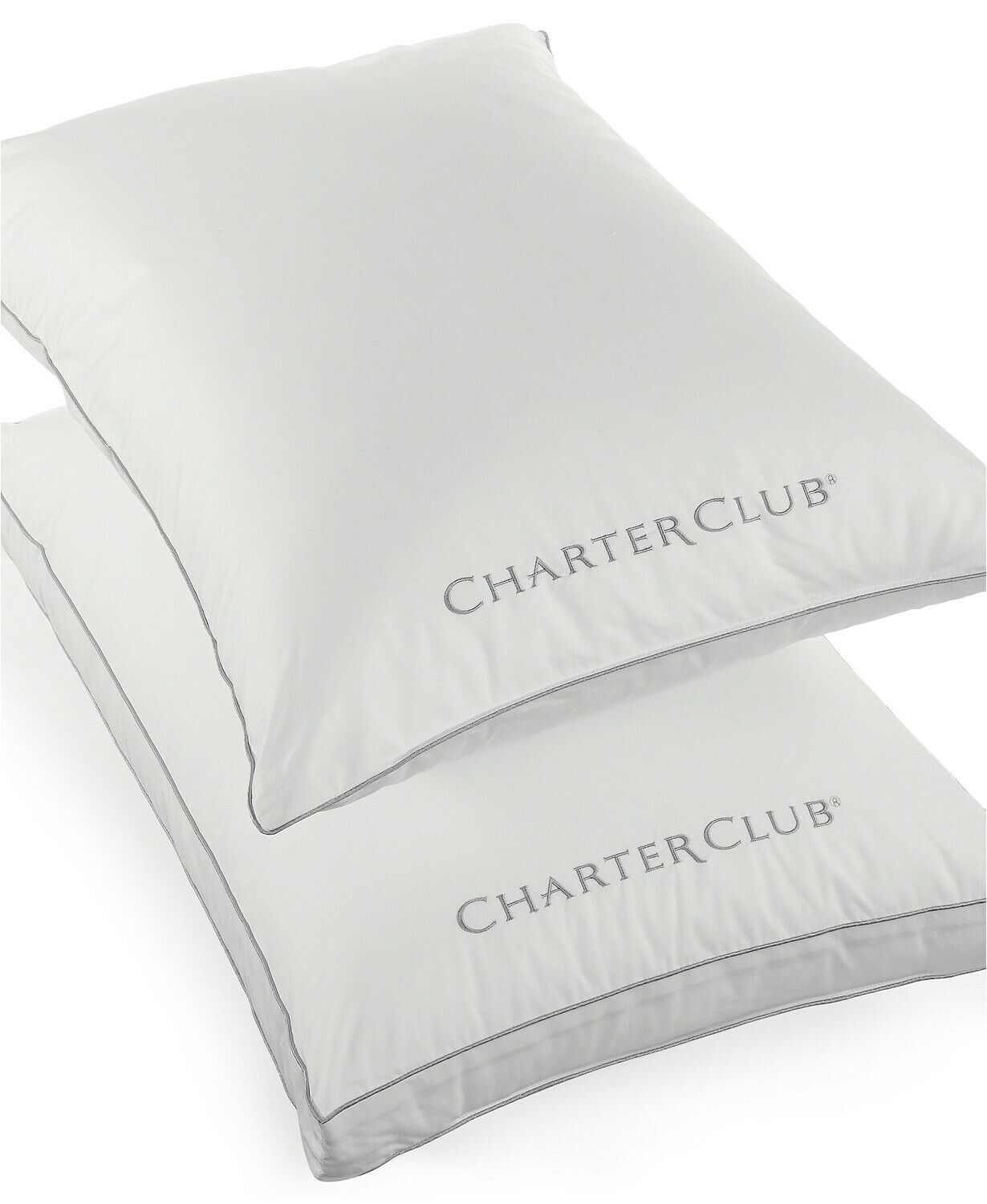 Charter Club Custom Comfort Gusseted Extra Firm Density Standard Pillow