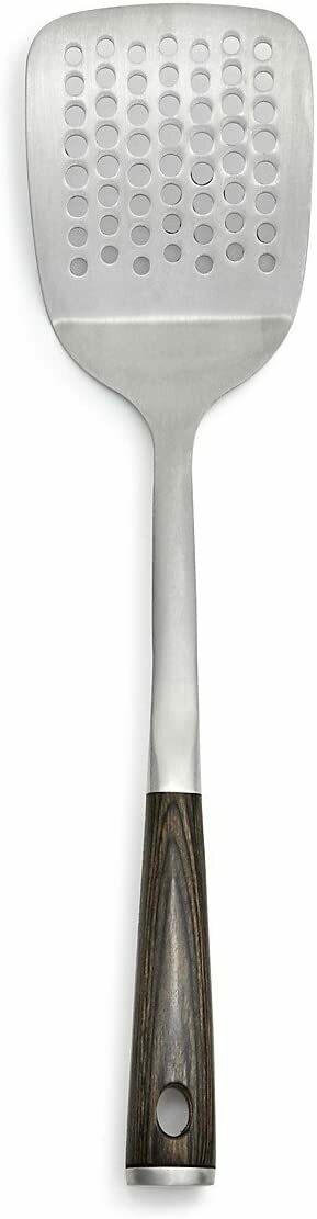 Schmidt Brothers - Forged Ash Slotted Spatula, Full-forged 18/8 Stainless Steel
