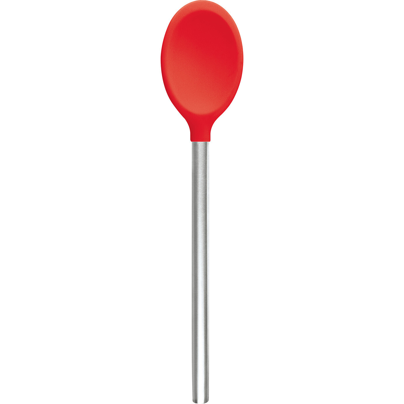 Tovolo Silicone Mixing Spoon with Stainless Steel Handle, Candy Apple
