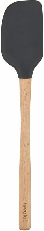 Tovolo Flex-Core Wood Handled Spatula - Charcoal