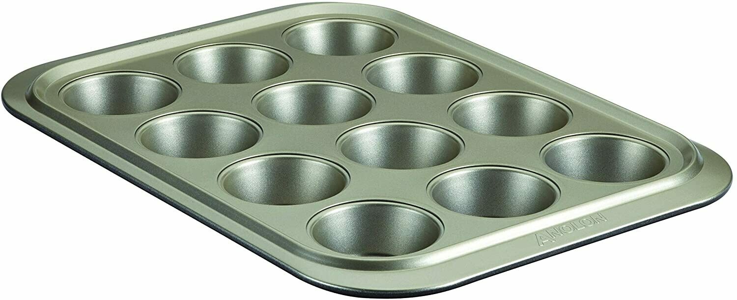 Anolon Bakeware Nonstick 12-Cup Muffin Pan