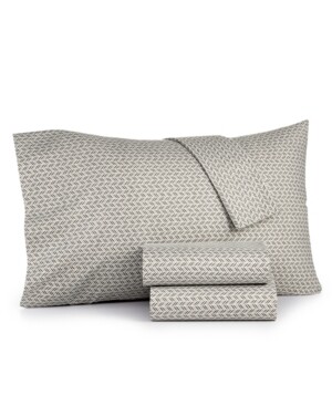 Martha Stewart Essentials 3-Pc. Printed Microfiber Twin Xl Sheet Set