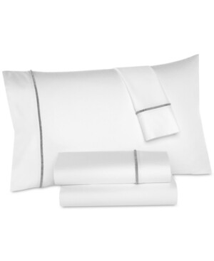 Whim by Martha Stewart Collection Solid Hem Cotton 325-Thread Count 3-Pc. Twin Sheet Set