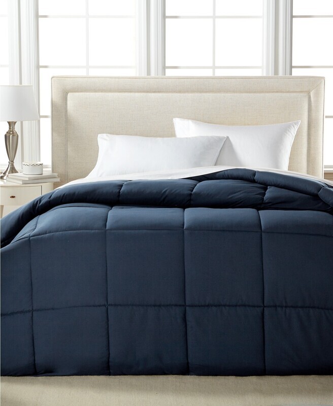 Lightweight Microfiber Color Down Alternative King Comforter