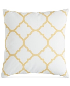 Charter Club Damask Designs Geometric 18" Square Decorative Pillow