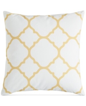 Charter Club Damask Designs Geometric 18&quot; Square Decorative Pillow