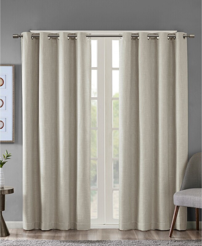 SunSmart Maya 50&quot; x 84&quot; Printed Heathered Blackout Window Panel