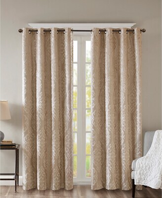 Mirage 50" x 84" Damask Total Blackout Curtain Panel