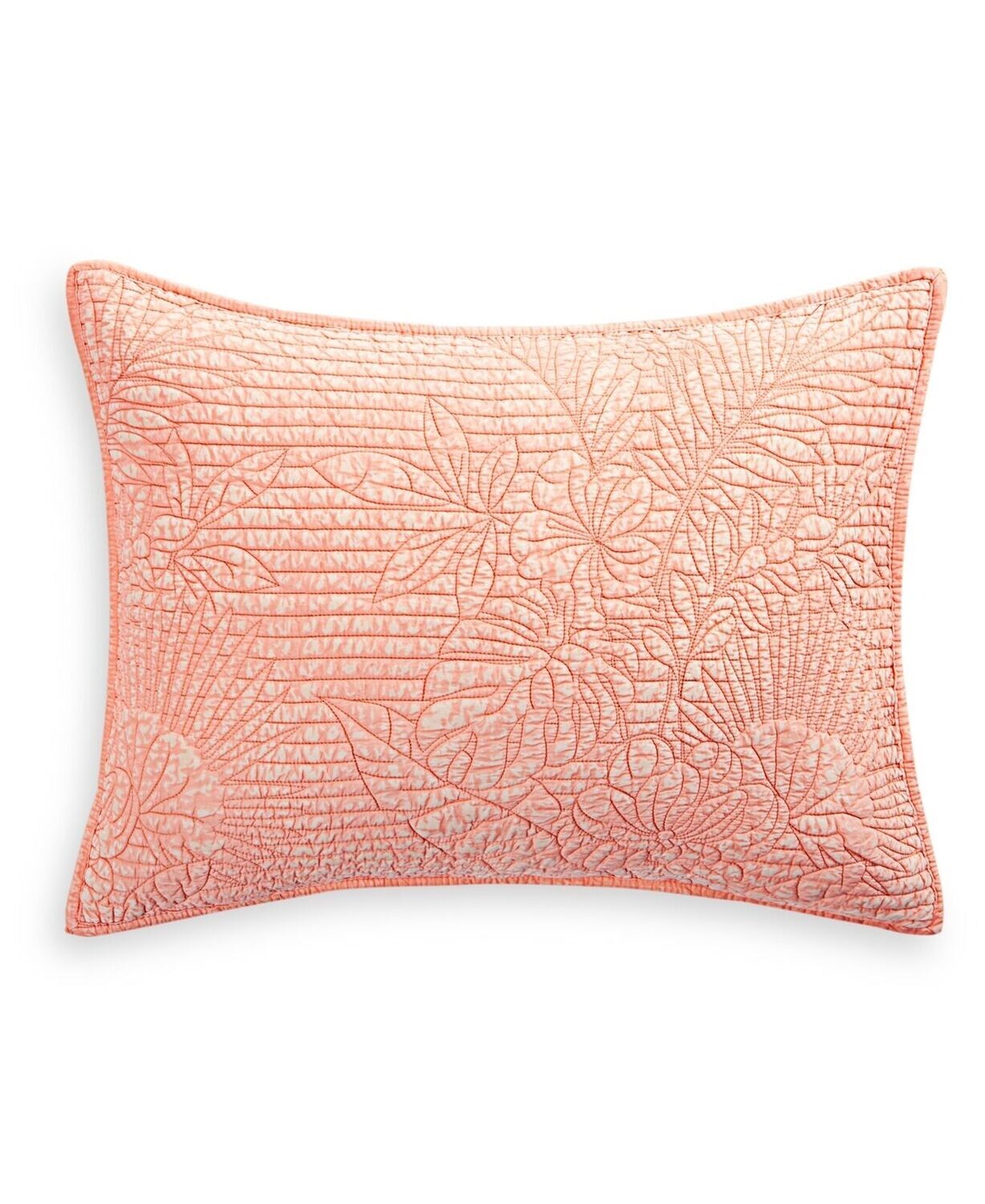 Martha Stewart Collection Botanical Standard Sham - Coral